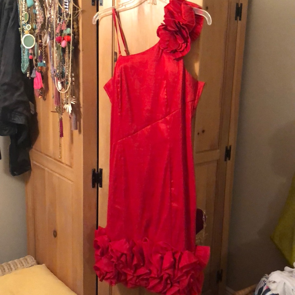 Red dress